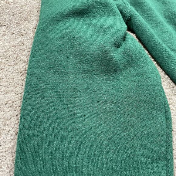 VTG Lee Heavyweight USA Crewneck Green Snowman Sweatshirt L 50/50 - Picture 4 of 9